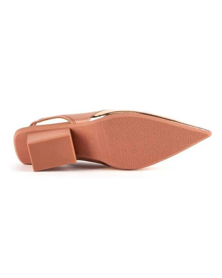 Raila Rose Gold Slingback Shoe