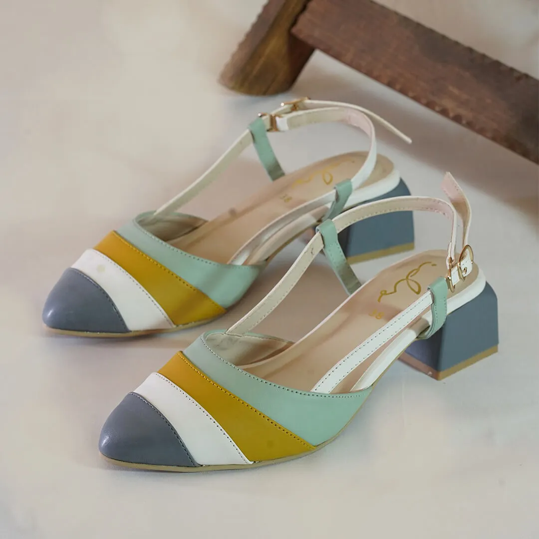 Rainbow Sling Back