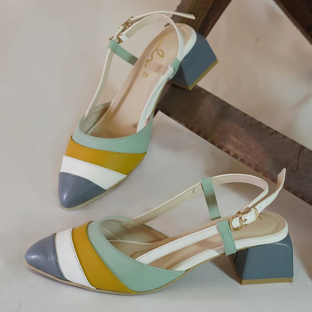 Rainbow Sling Back