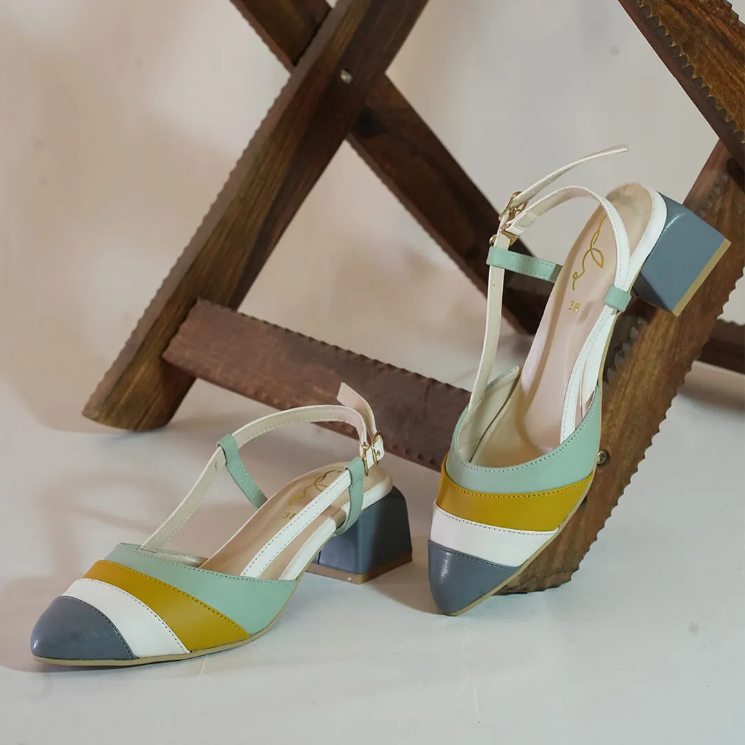 Rainbow Sling Back