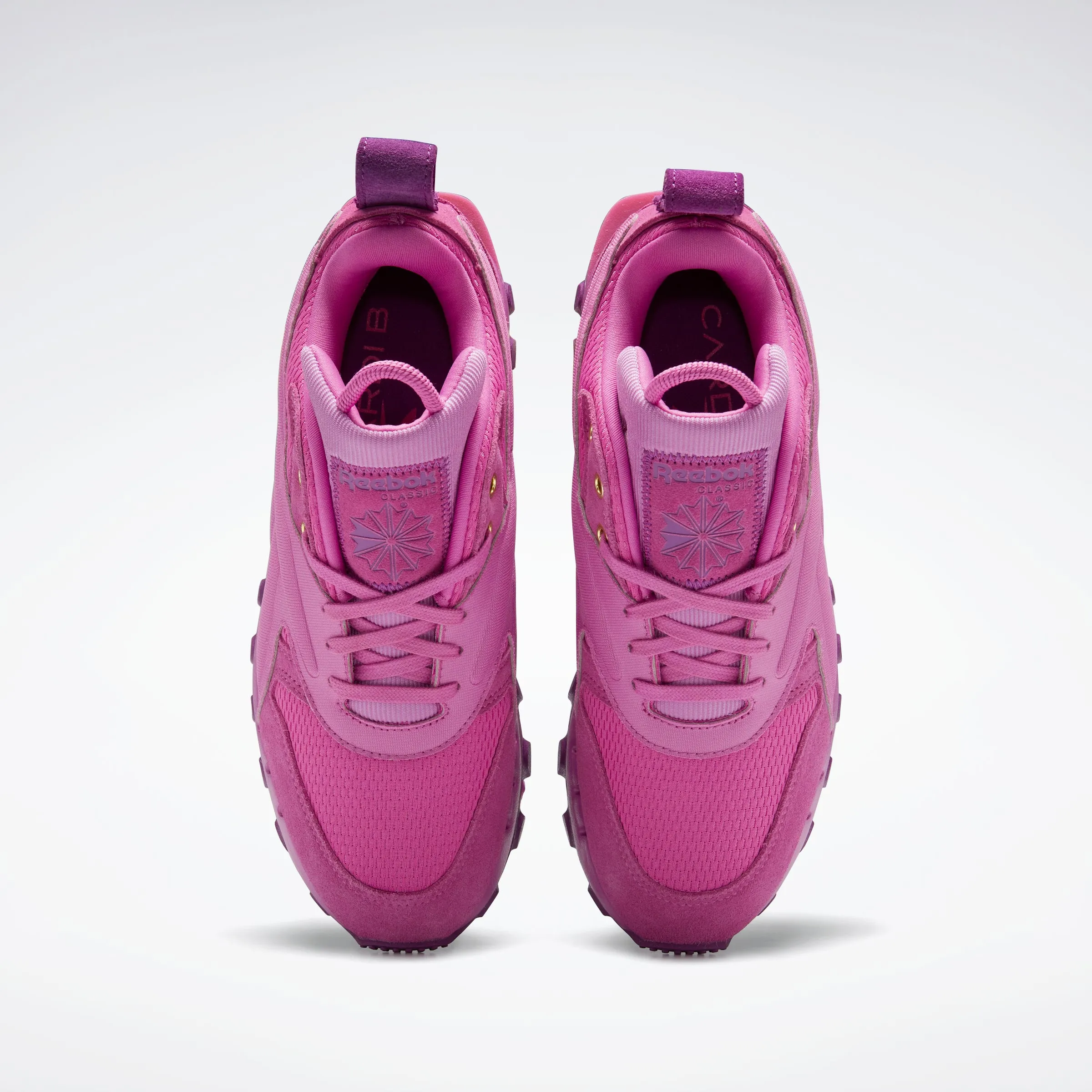Reebok Footwear Women Cardi B Classic Leather V2 Shoes Ultrab/Auberg/Magold
