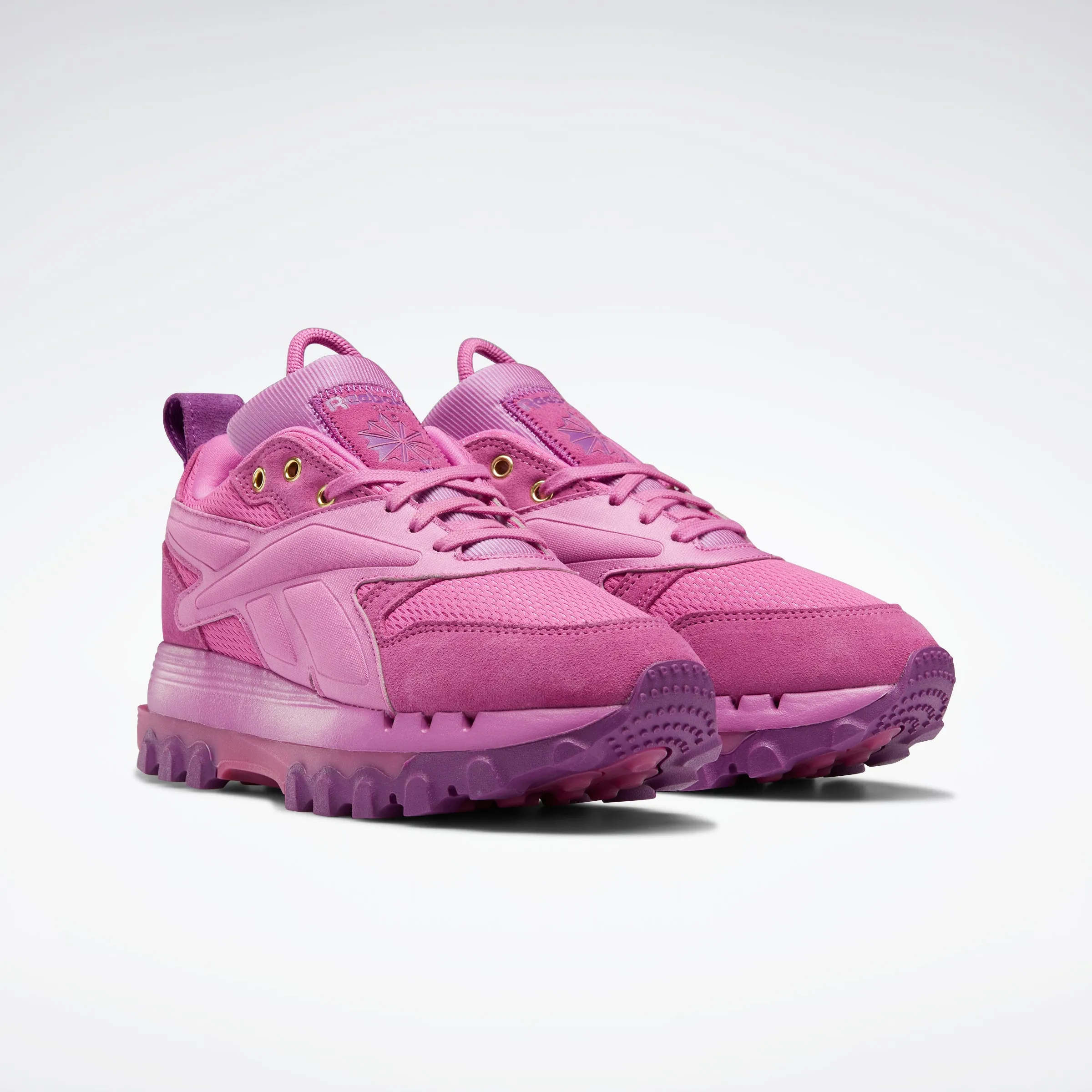 Reebok Footwear Women Cardi B Classic Leather V2 Shoes Ultrab/Auberg/Magold