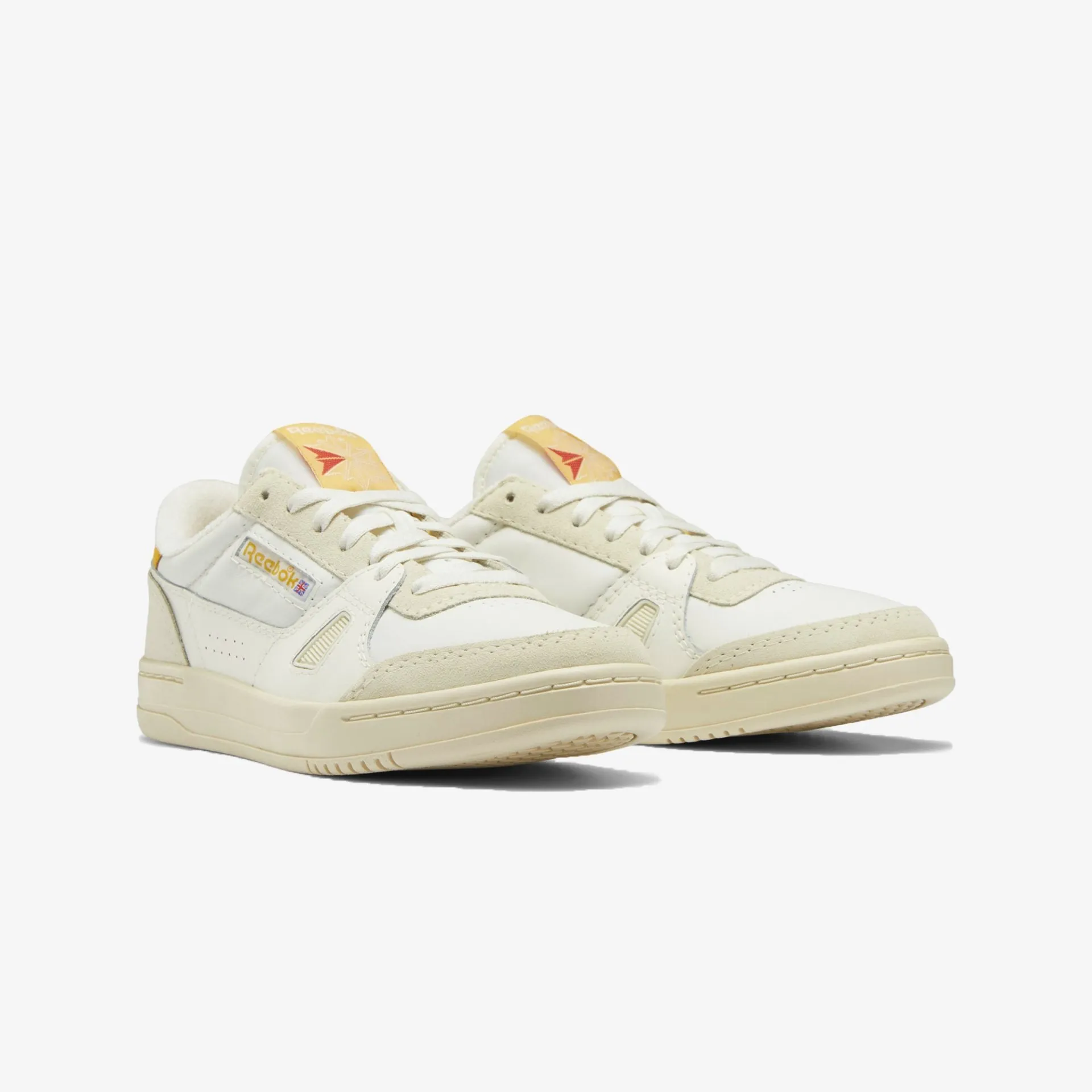Reebok | LT COURT  { BRIGHT OCHRE / VECTOR RED