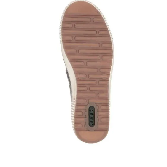 Remonte Dark Brown Leather High Top Trainer Shoe