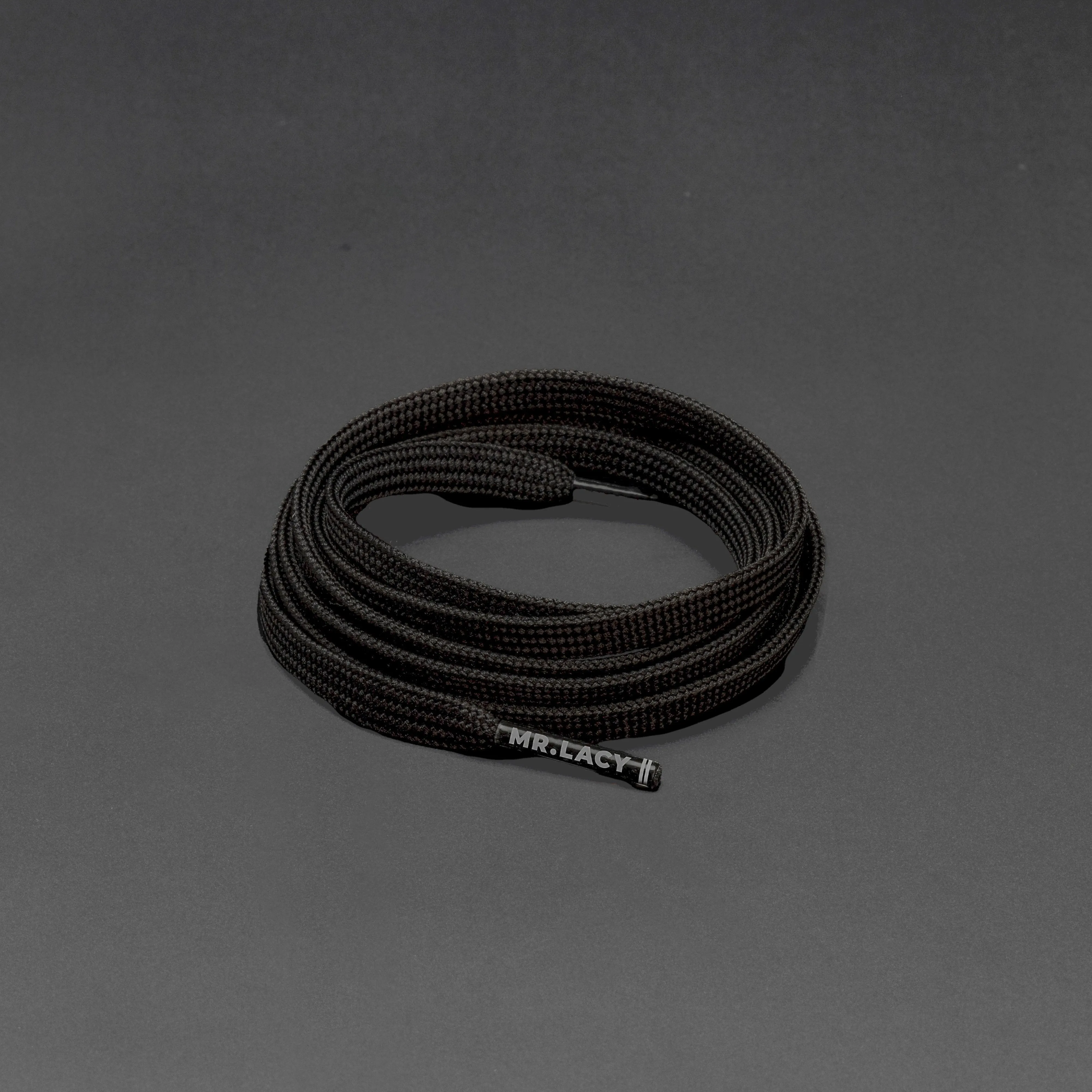 Runnies Flat Shoelaces · Black