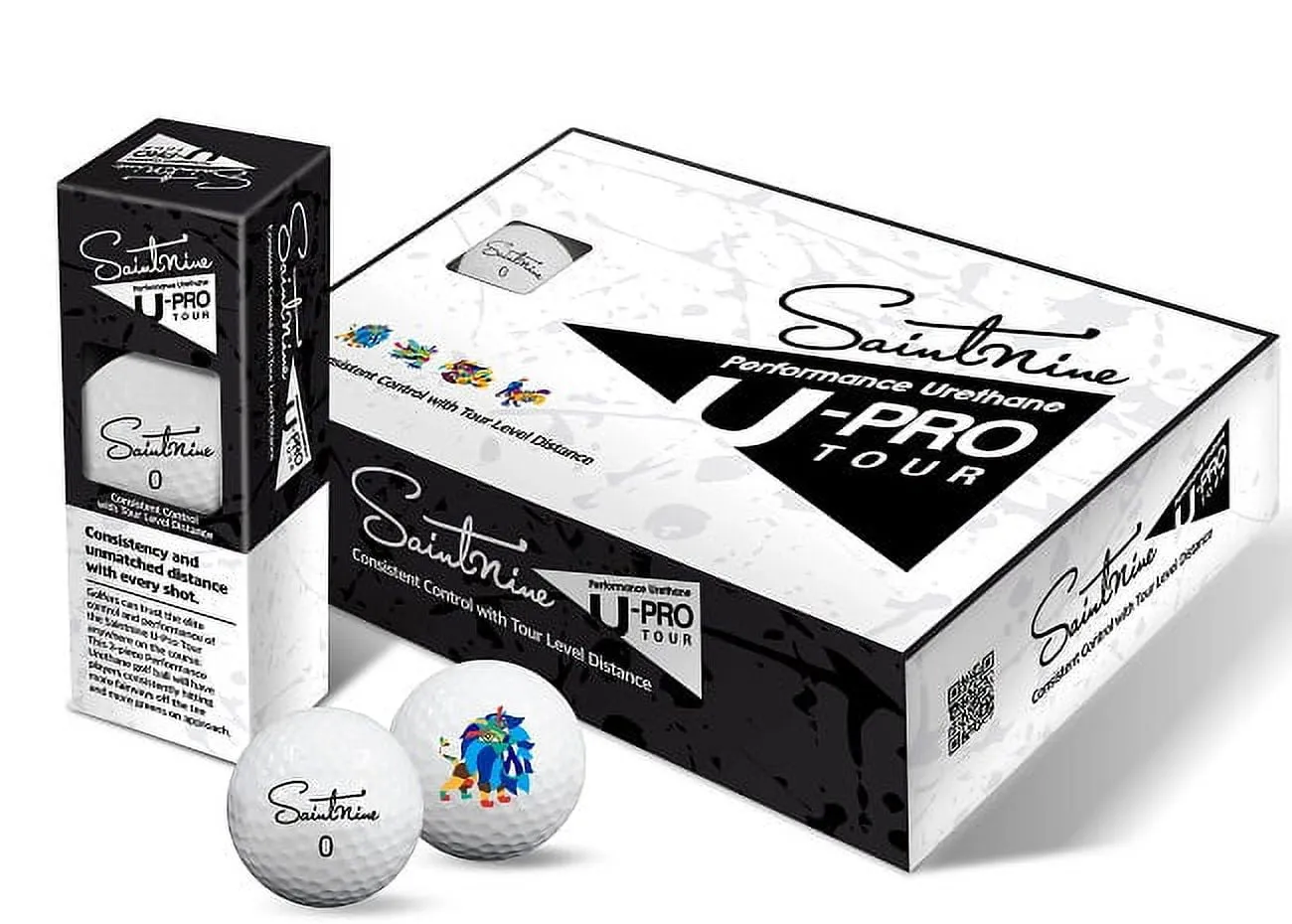 Saintnine U-Pro Tour Golf Balls White