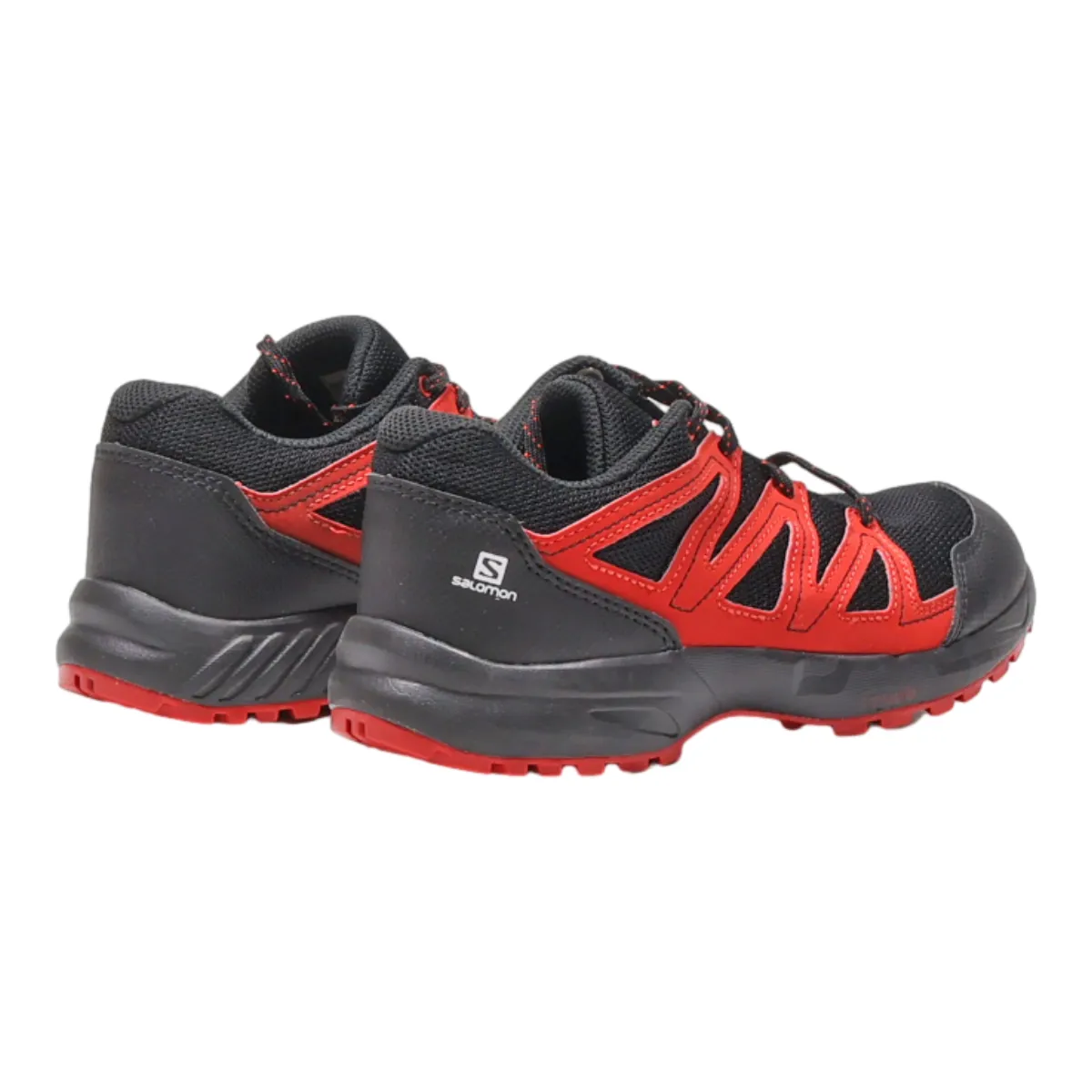 SALOMON Sneaker Trainers Black Synthetic Boys UK 3.5