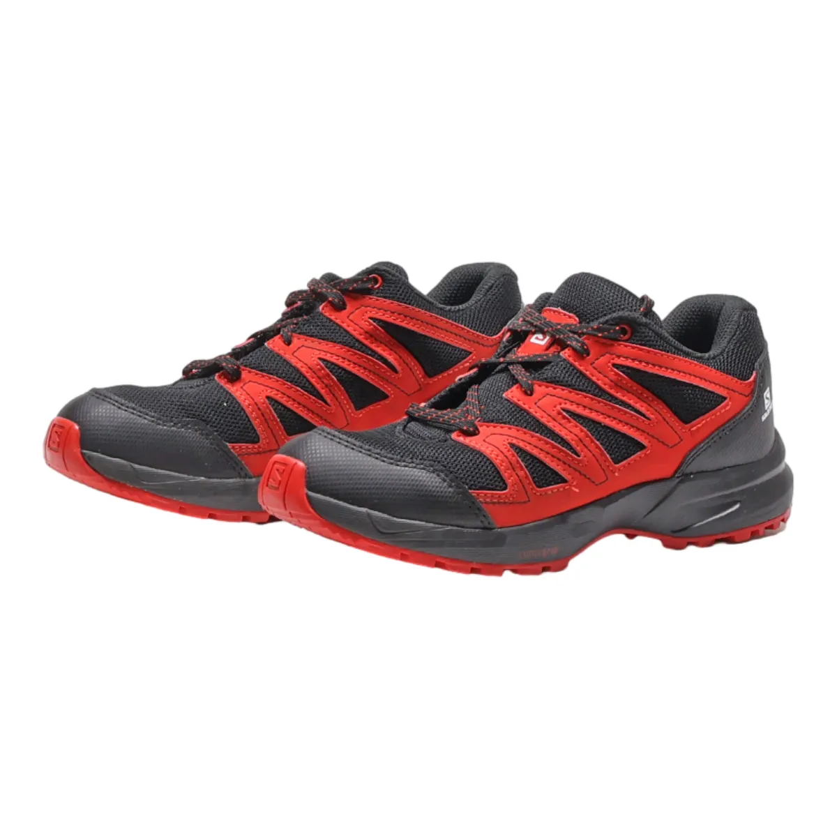 SALOMON Sneaker Trainers Black Synthetic Boys UK 3.5