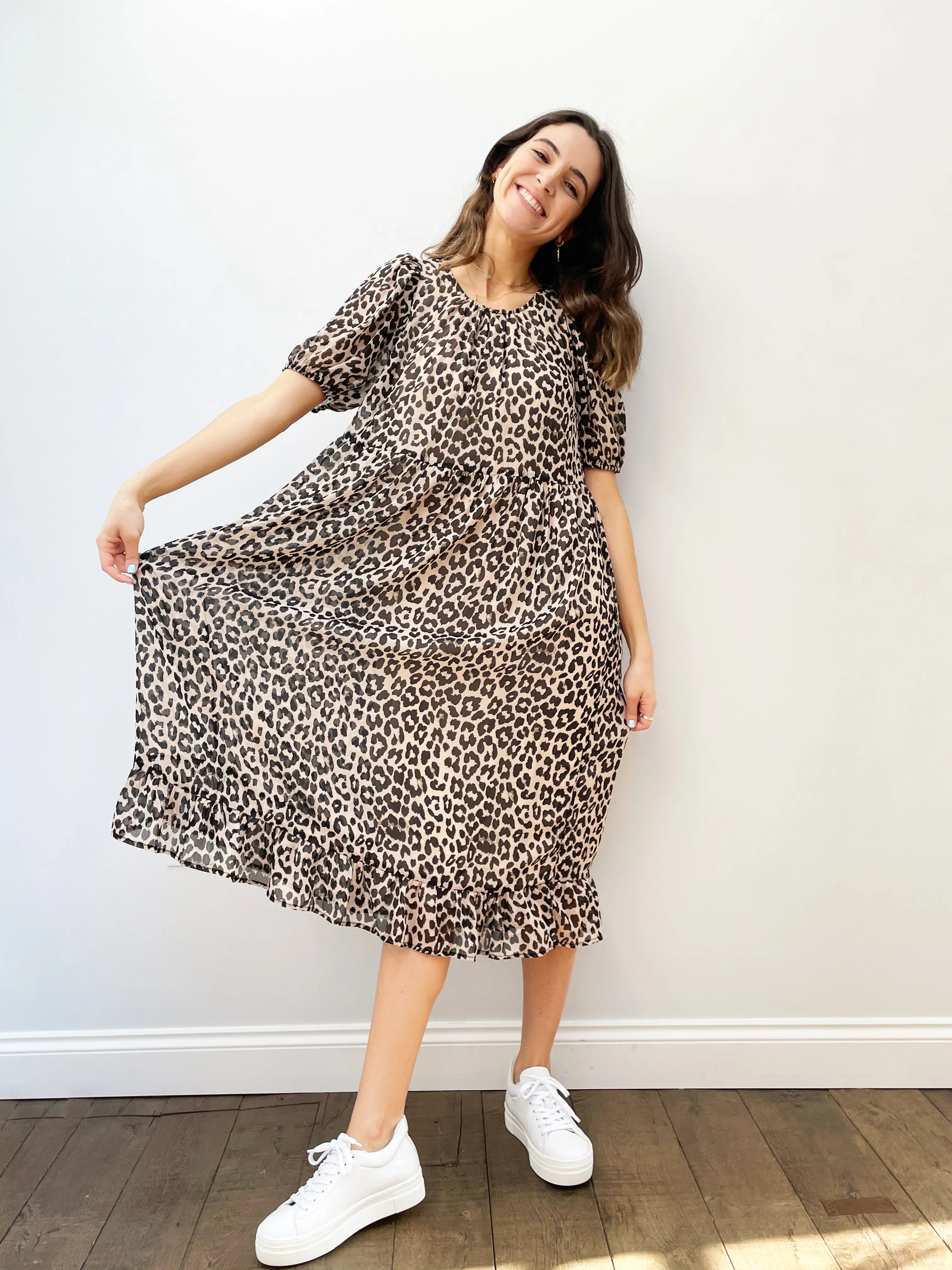 SLF Tilda Midi Dress in Smoke Grey