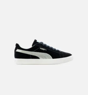Suede Vintage Made In Japan Black Silver Mens Lifestyle Shoe - Black Silver