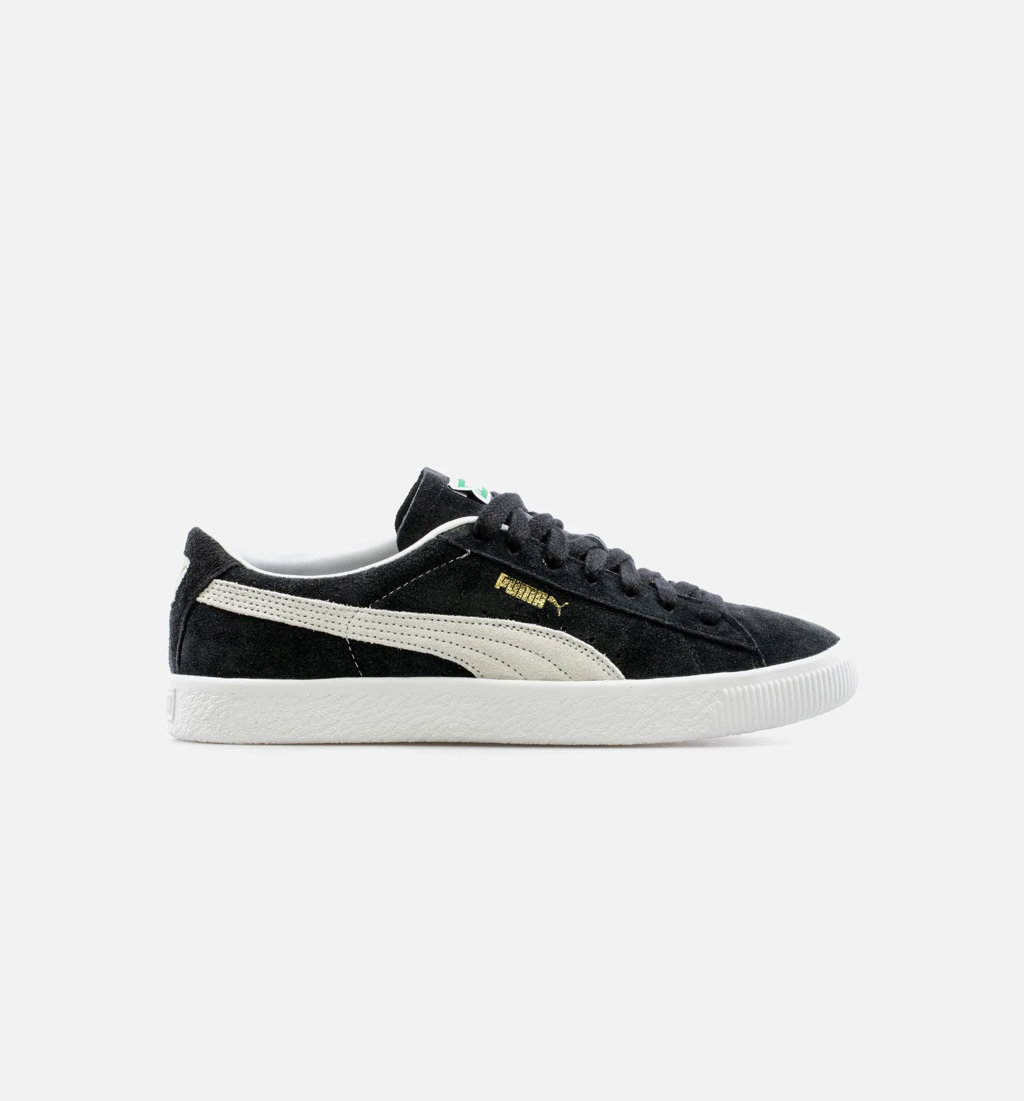 Suede VTG Mens Lifestyle Shoe - Black/White