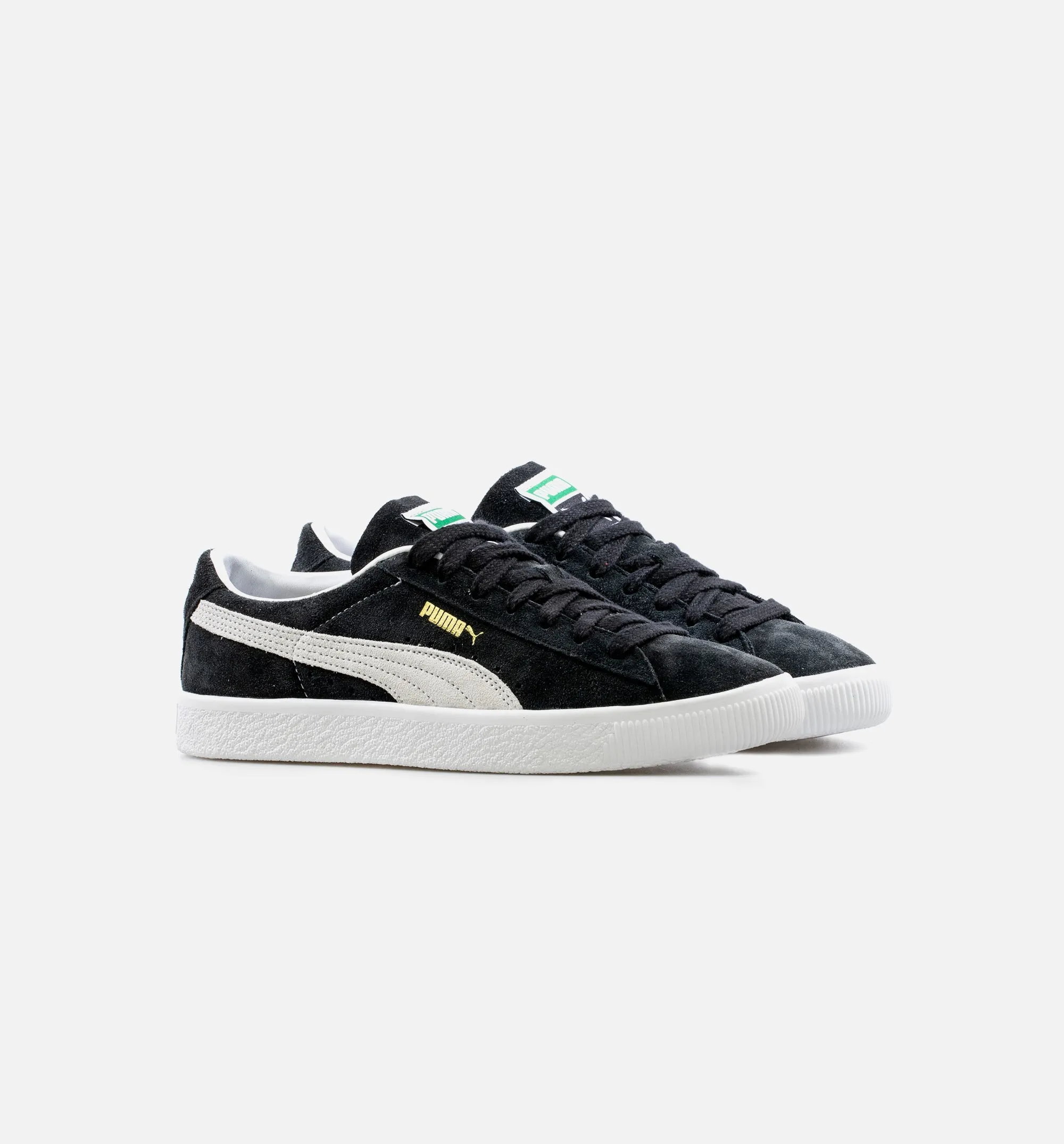 Suede VTG Mens Lifestyle Shoe - Black/White