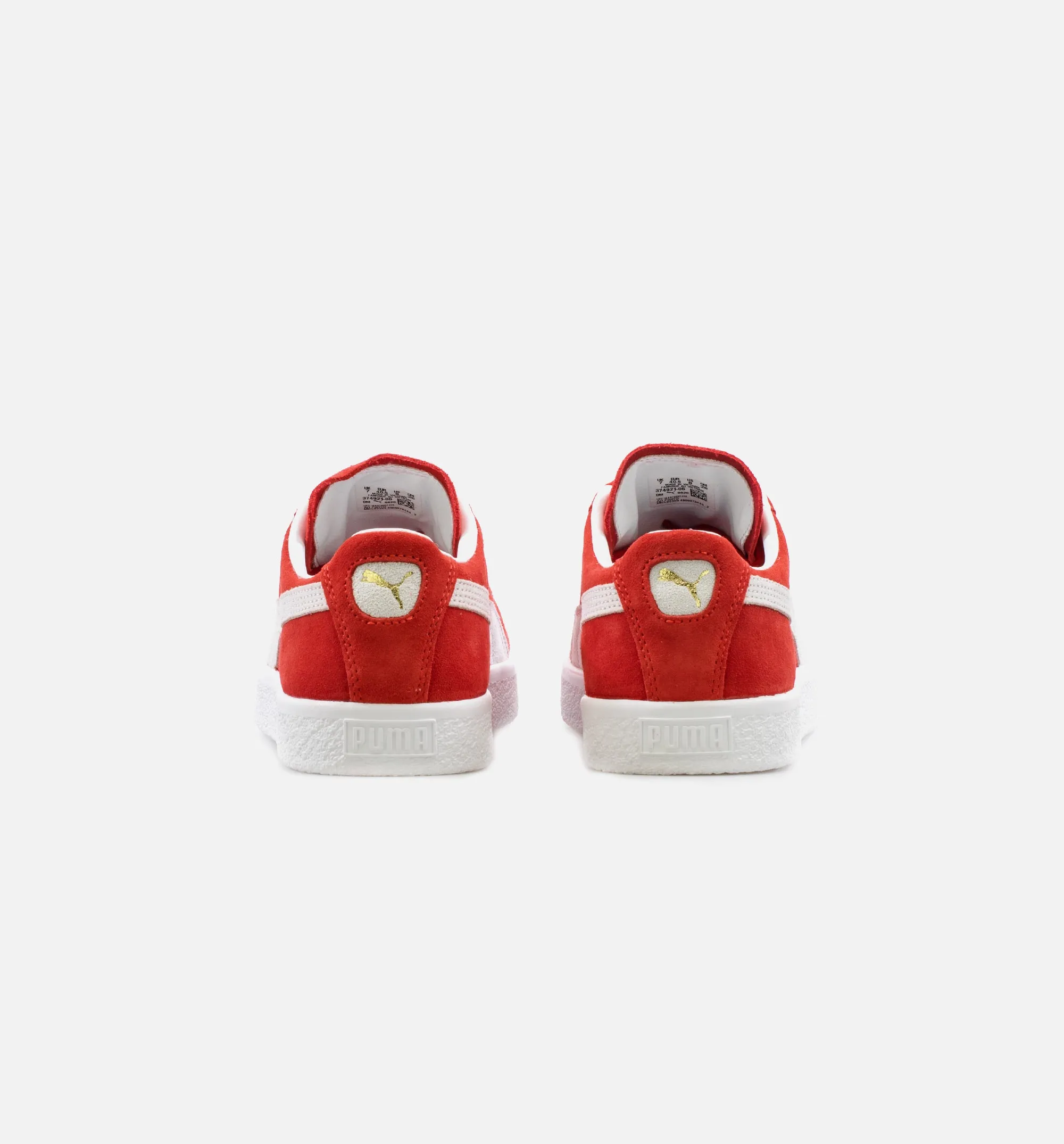 Suede VTG Mens Lifestyle Shoe - Red/White