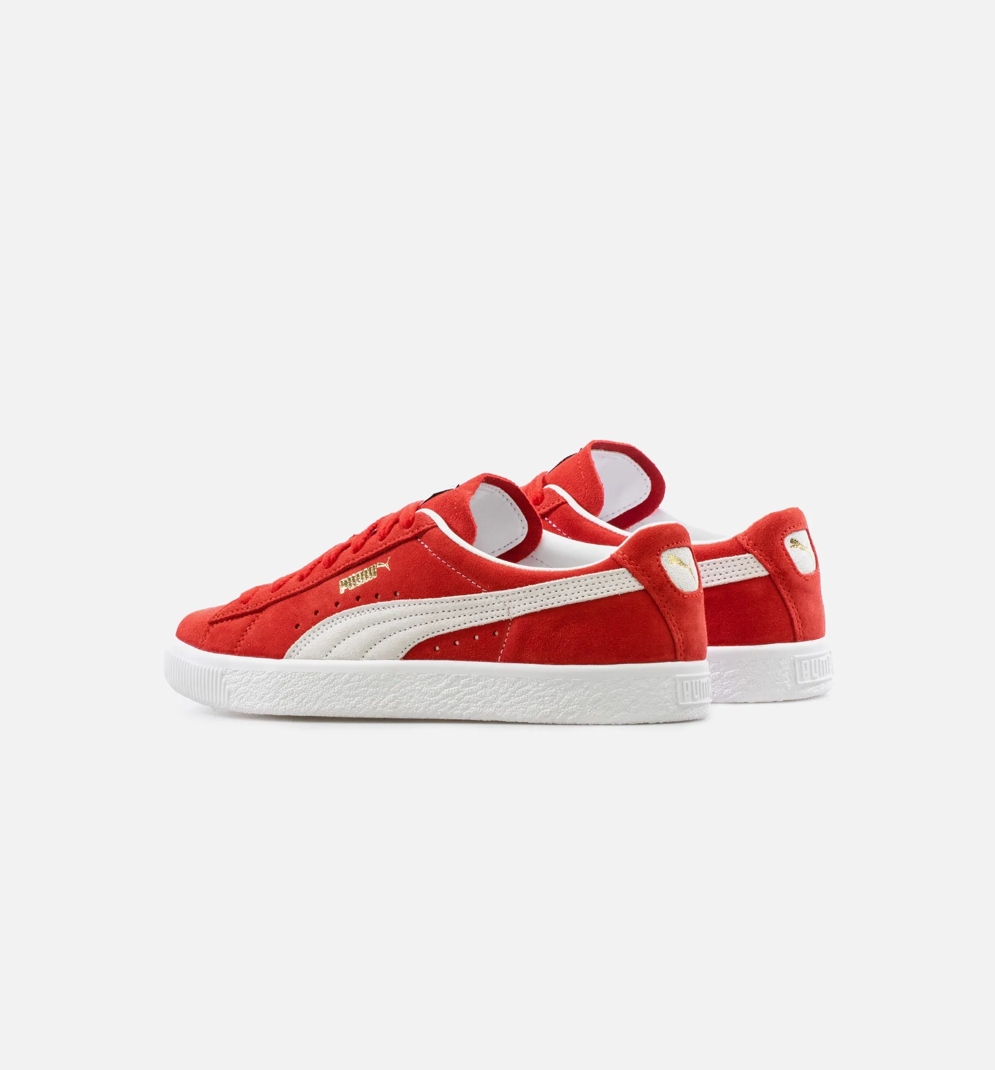 Suede VTG Mens Lifestyle Shoe - Red/White