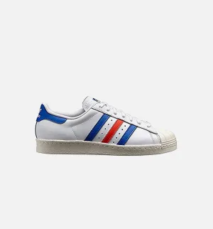Superstar 80S Mens Lifestyle Shoe - White/Blue/Red