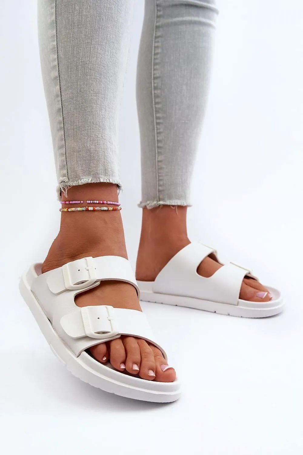 TEEK - Double Buckle Strap Foam Sandals
