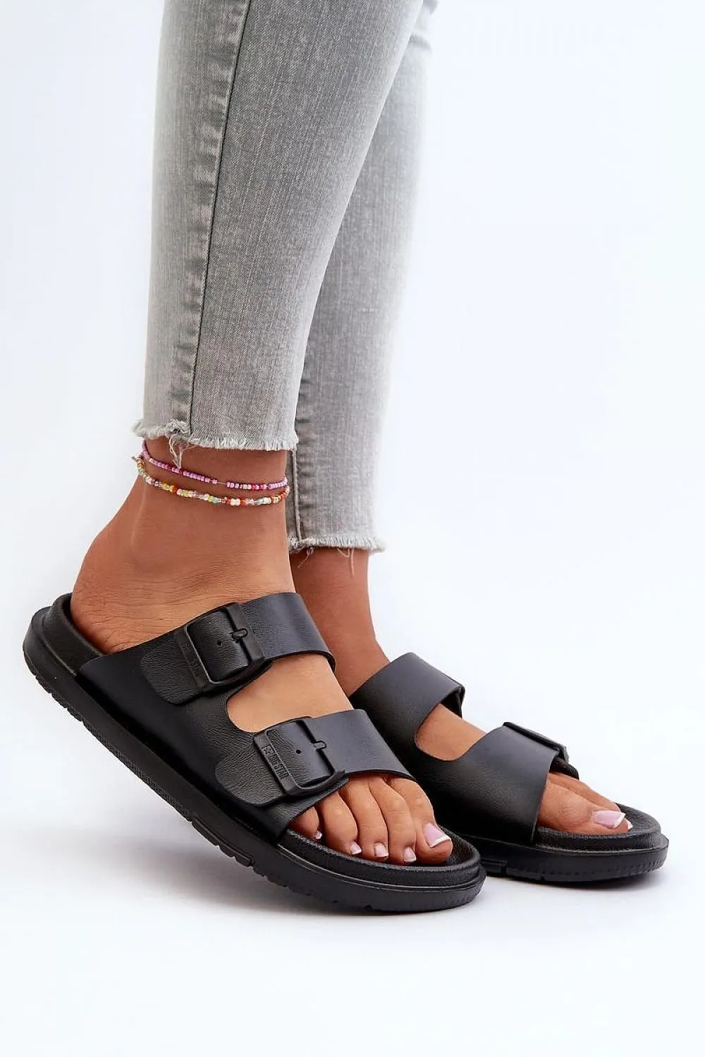 TEEK - Double Buckle Strap Foam Sandals