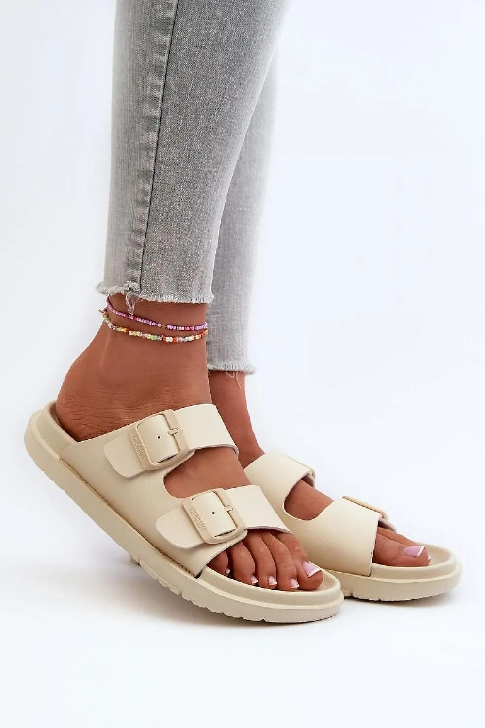 TEEK - Double Buckle Strap Foam Sandals