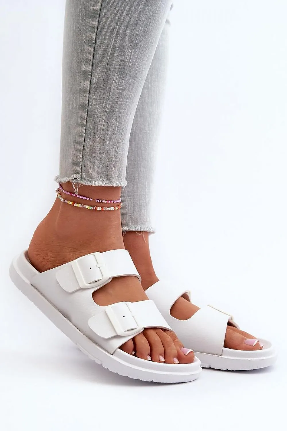 TEEK - Double Buckle Strap Foam Sandals