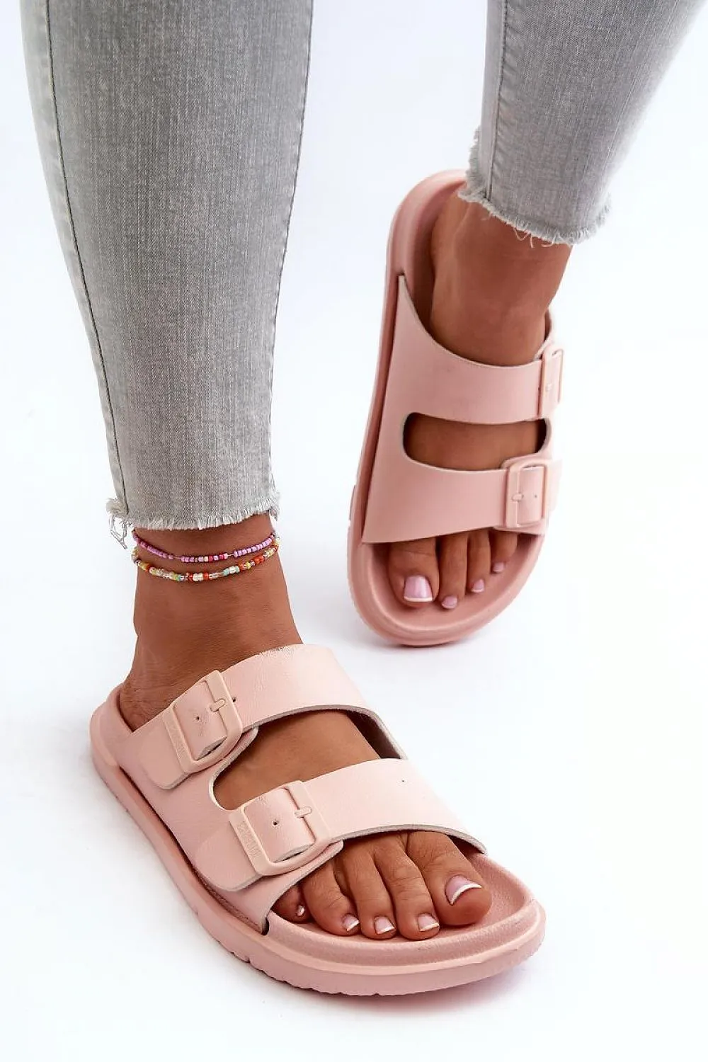 TEEK - Double Buckle Strap Foam Sandals