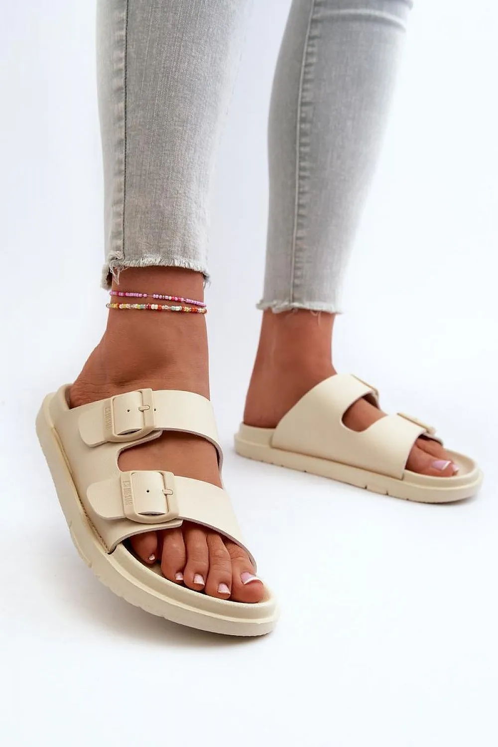 TEEK - Double Buckle Strap Foam Sandals