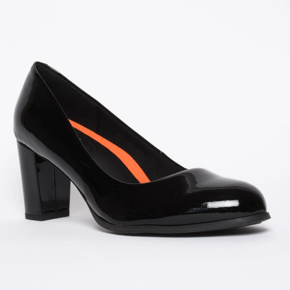 The Tall Pump Black Patent