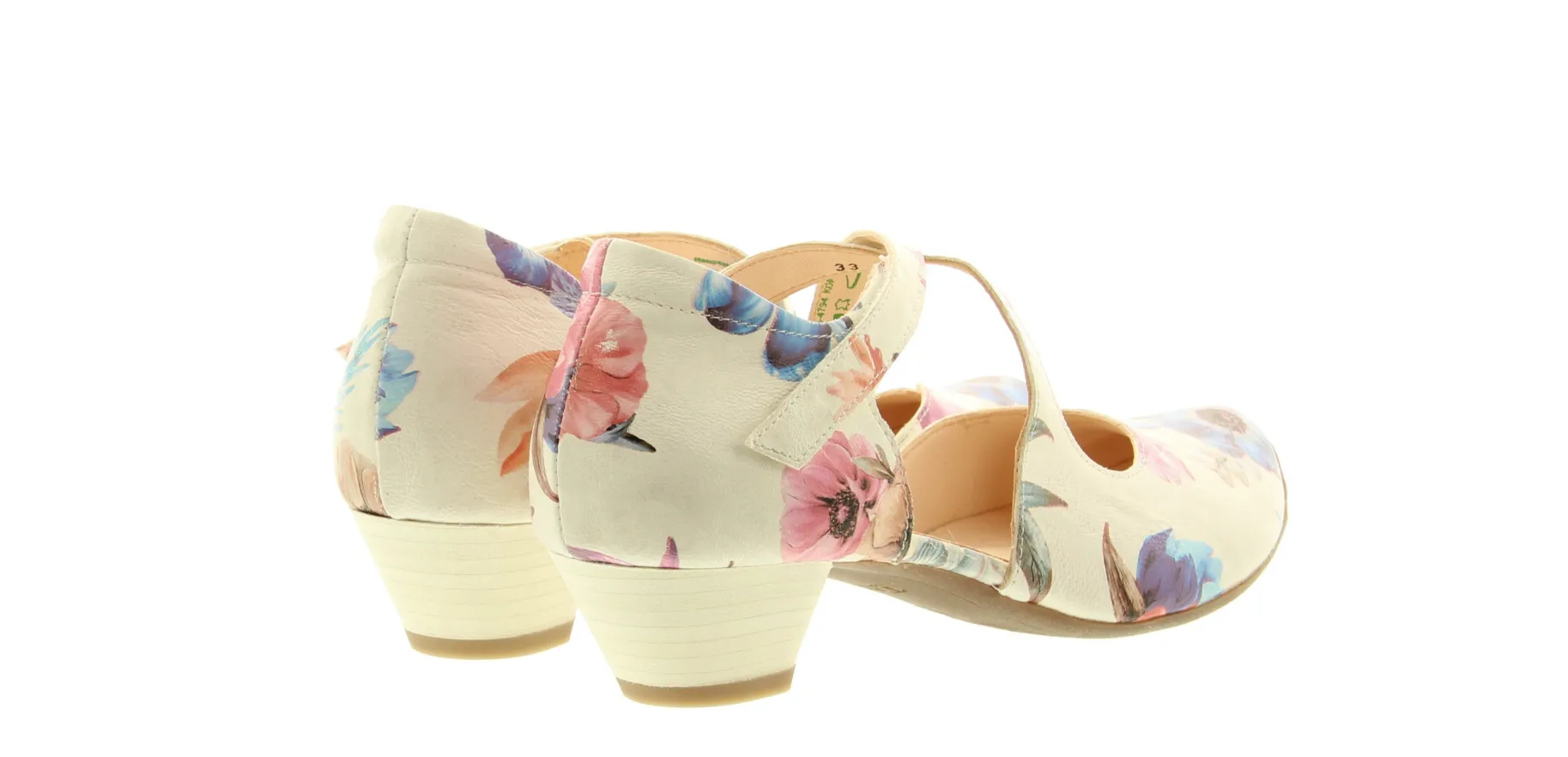 Think! "Aida" Ivory Floral - Pump