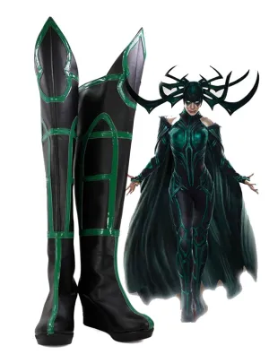 Thor: Ragnarök Hela Cosplay Shoes Boots Custom Made for Adult Men and Women