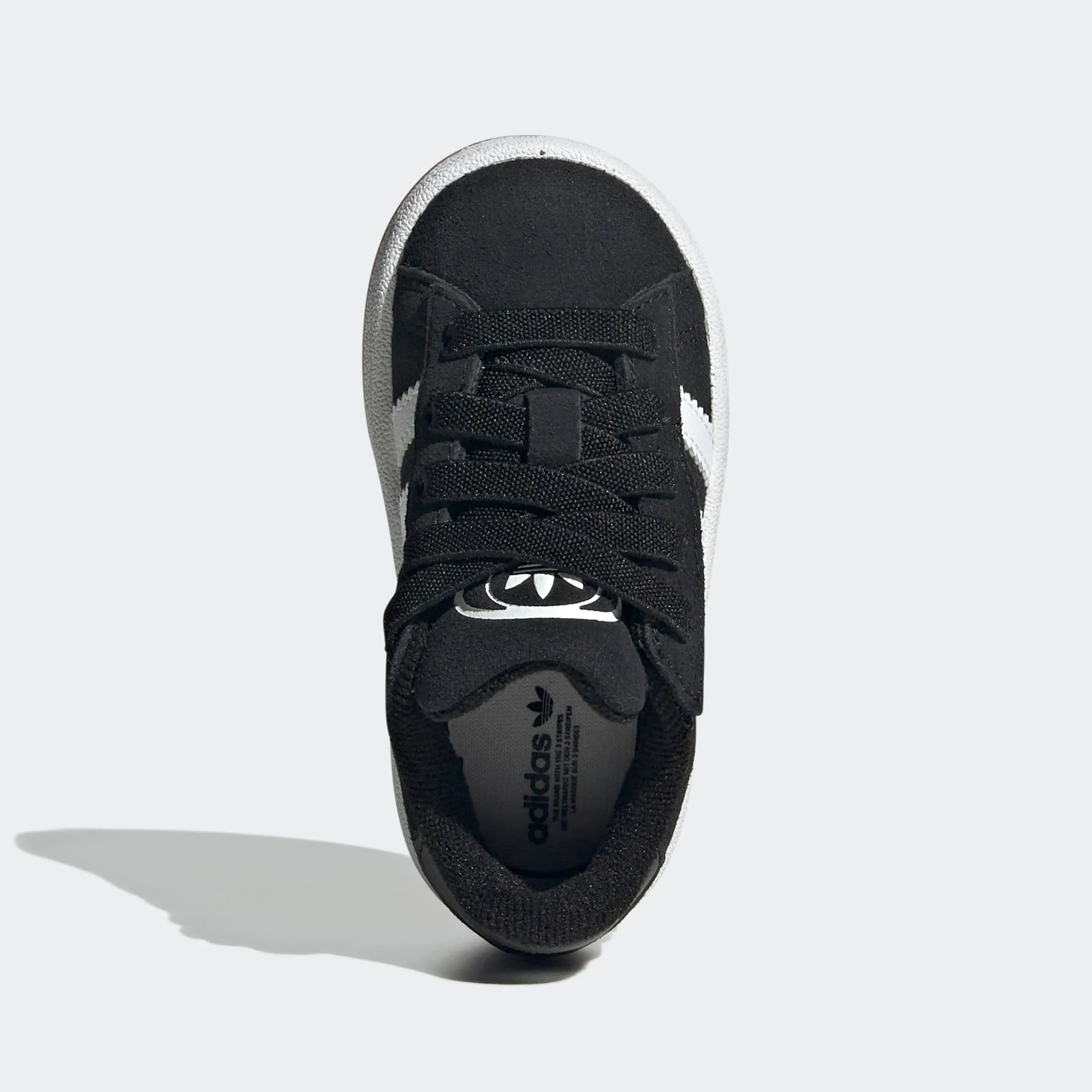 Toddlers adidas Originals Campus 00s Comfort Closure Elastic Lace Shoes Black