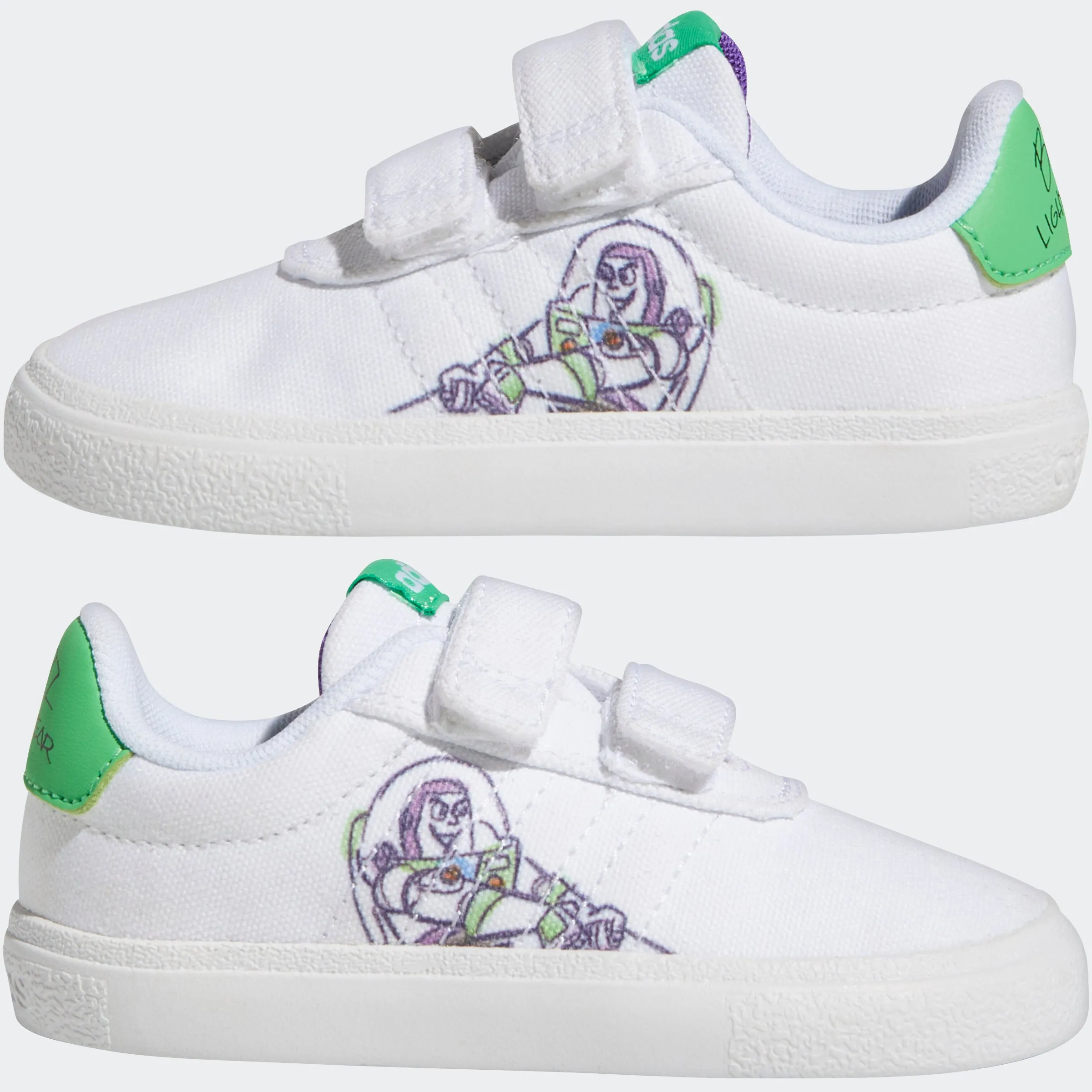 Toddlers' adidas x Disney Pixar Buzz Lightyear Vulc Raid3r Shoes
