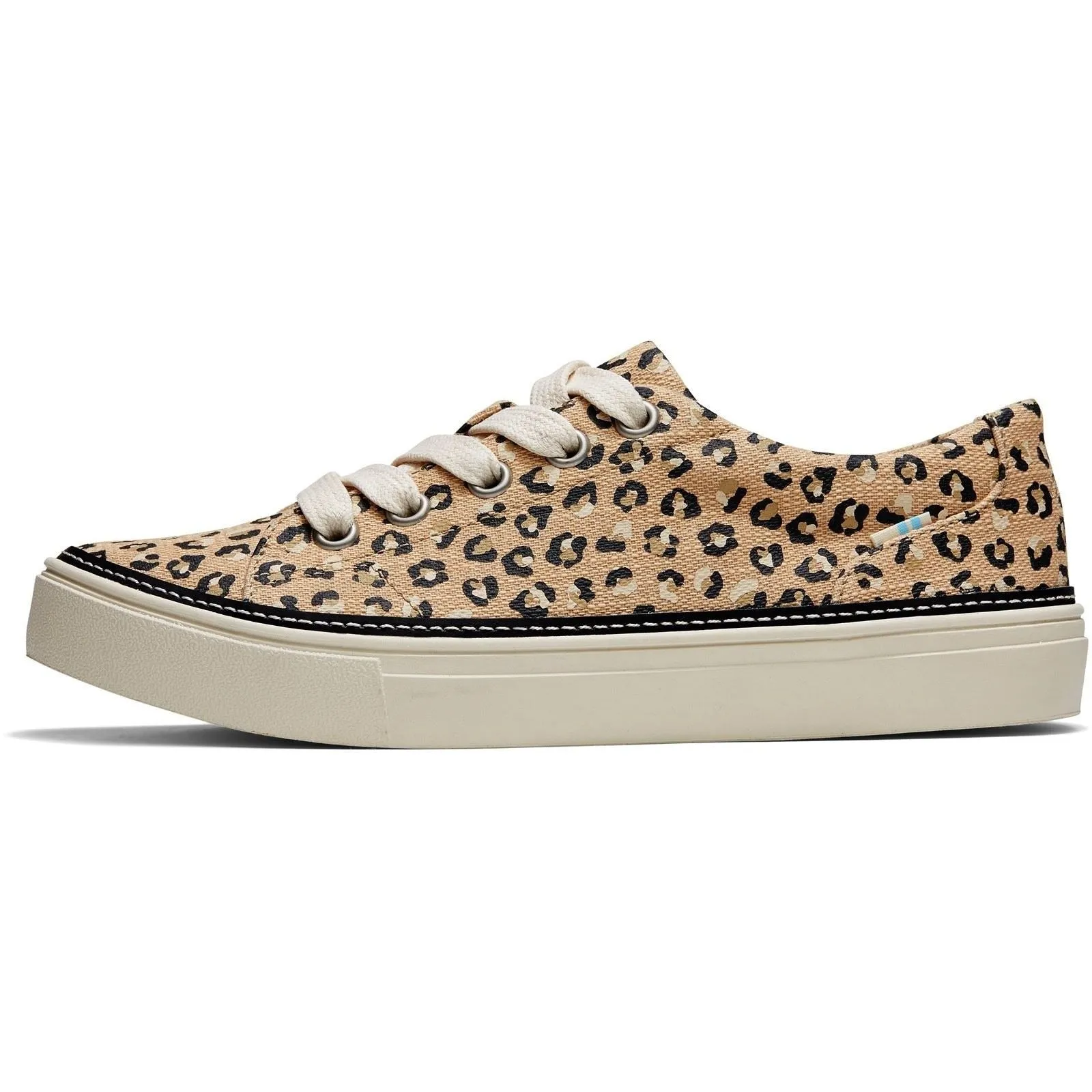 TOMS Alex Natural 93% Cotton 7% Synthetic Blend  Female Lace Ladies Shoes