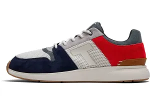 TOMS Mens Arroyo Suede Trainers - Red / Blue