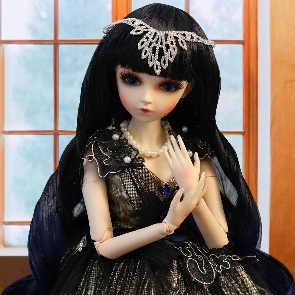 UCanaan BJD Dolls Clothes Set of 1/3 BJD Dolls Wigs Shoes Socks Accessories Full Set for 24inch 60cm BJD Dolls-Disimona