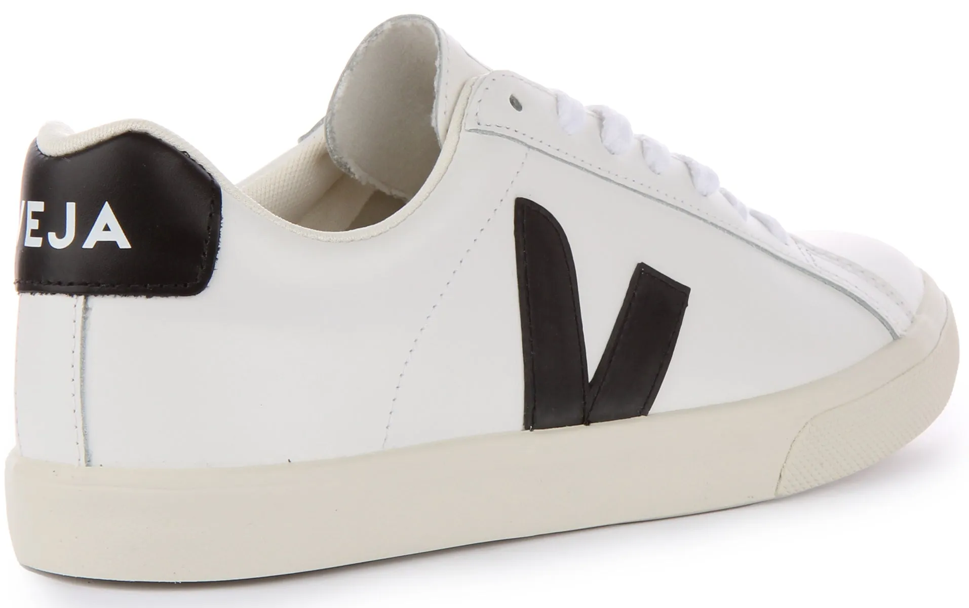Veja Esplar Leather In White Black For Men
