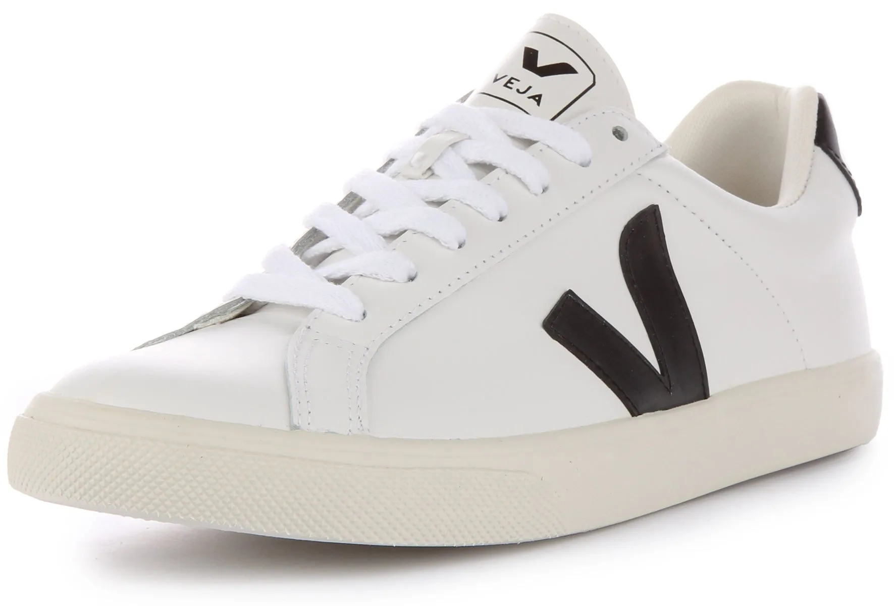 Veja Esplar Leather In White Black For Men