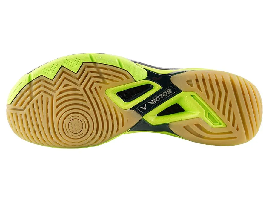 Victor [P9210 CG Black/Green] Wide Court Shoes