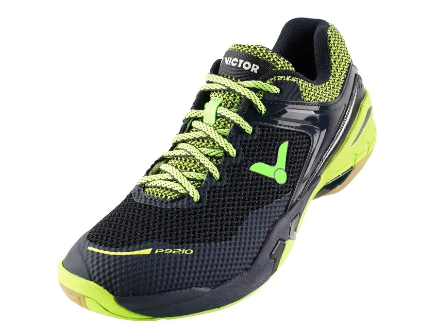 Victor [P9210 CG Black/Green] Wide Court Shoes