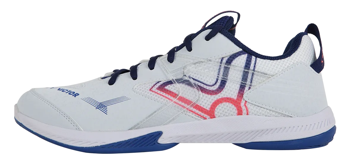 Victor [S50 AB White] Court Shoes