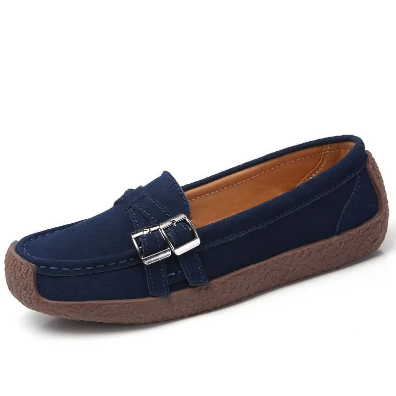 Women's Shoes Flat Slip On Large Size Shoes