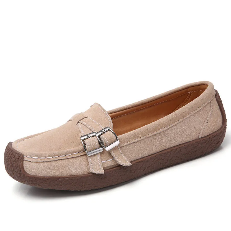 Women's Shoes Flat Slip On Large Size Shoes