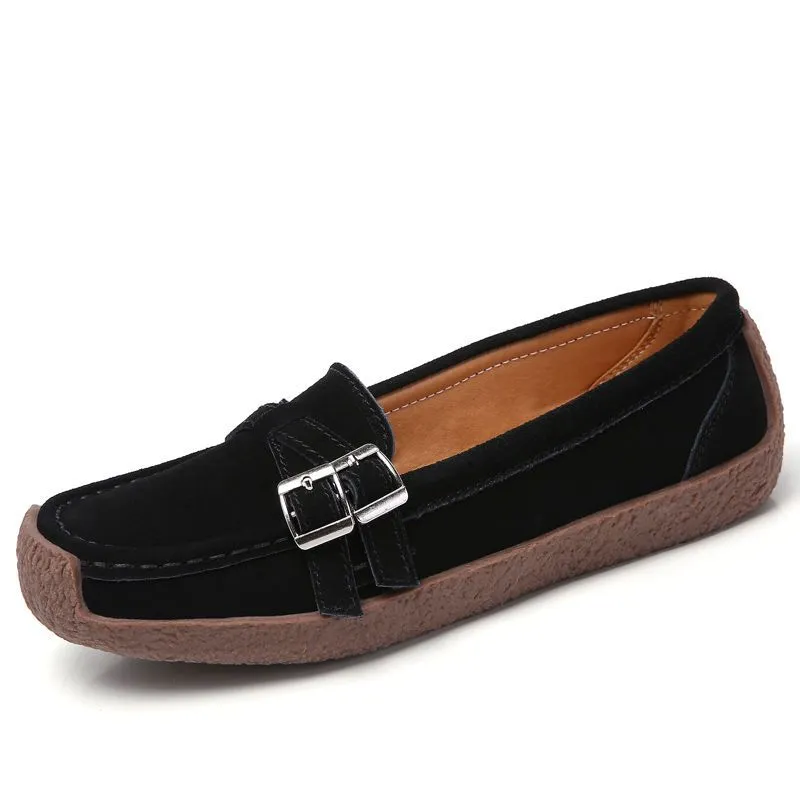Women's Shoes Flat Slip On Large Size Shoes