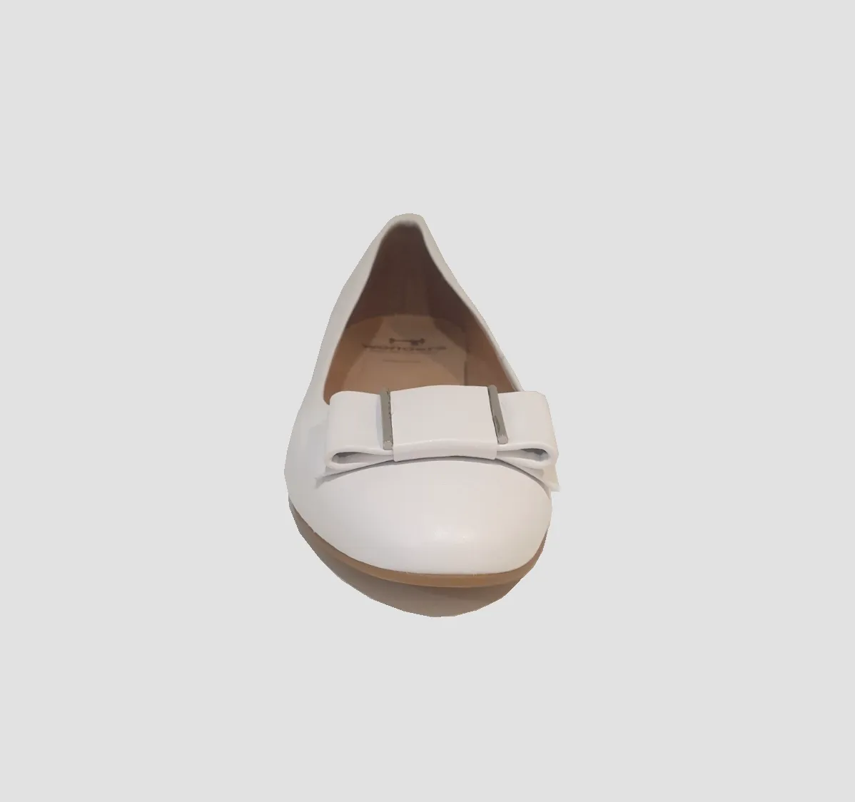 Wonders A-2602 White Leather Sauvage Blanco Flats Made In Spain