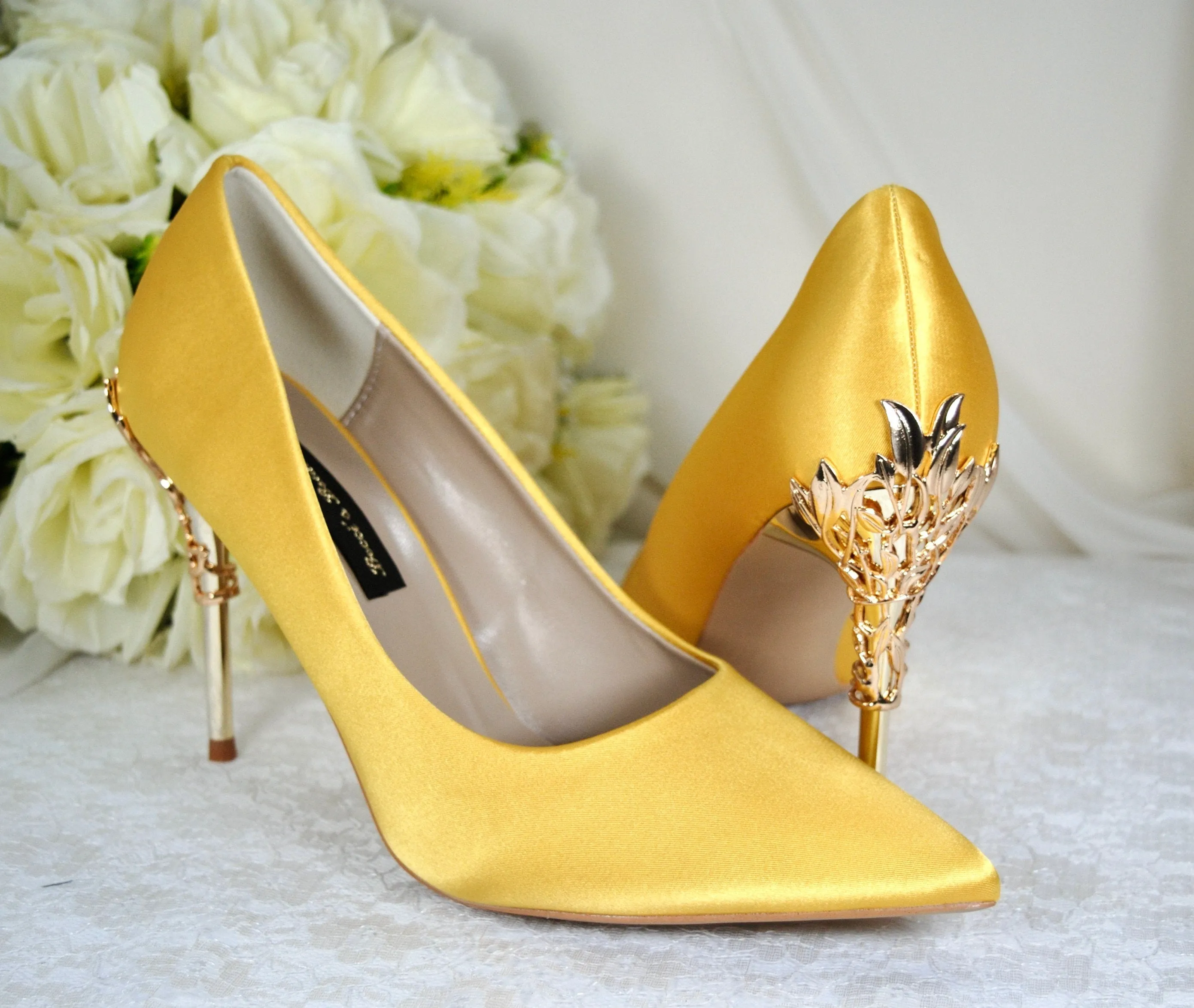 Yellow Bridal Shoes