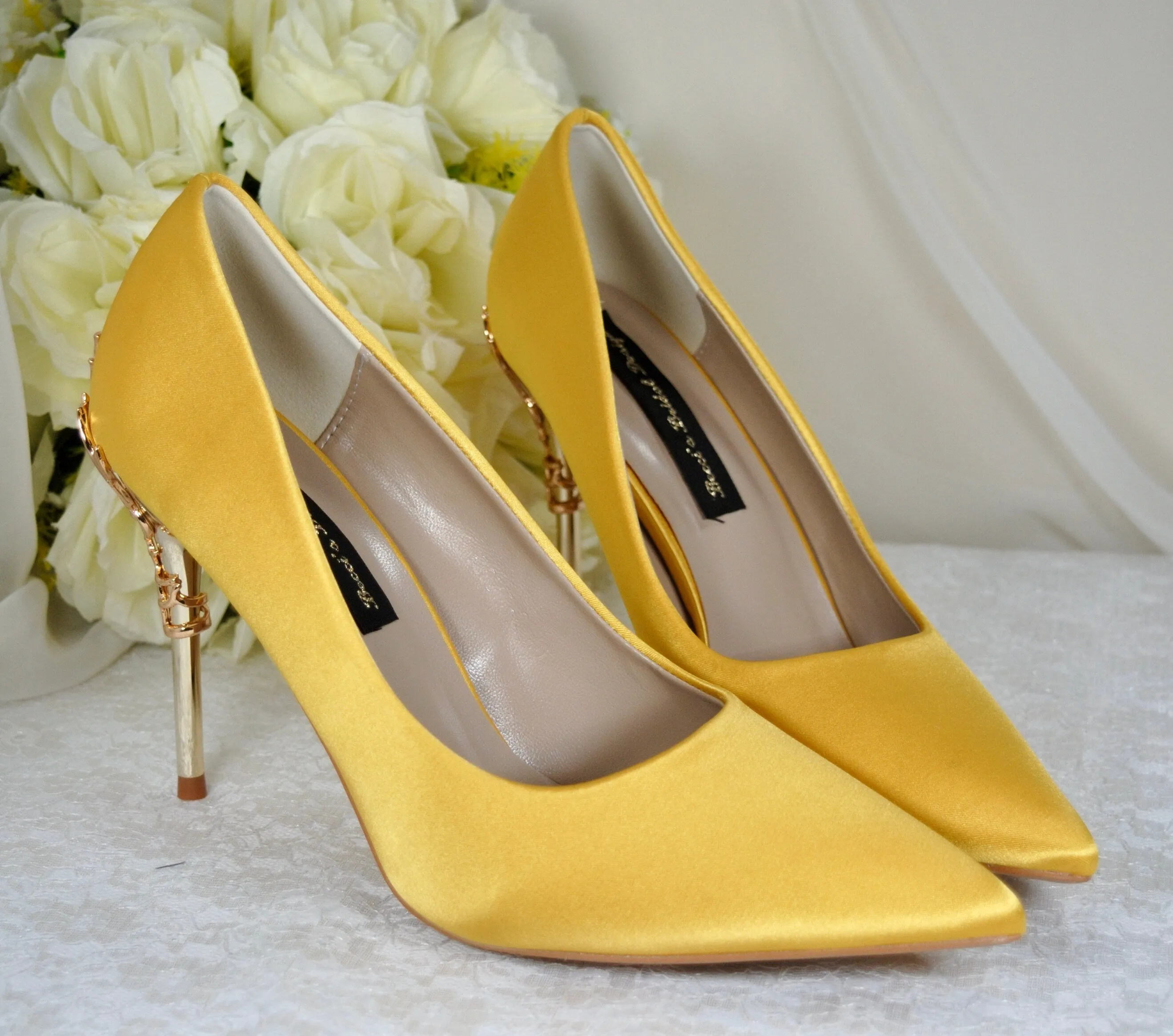 Yellow Bridal Shoes