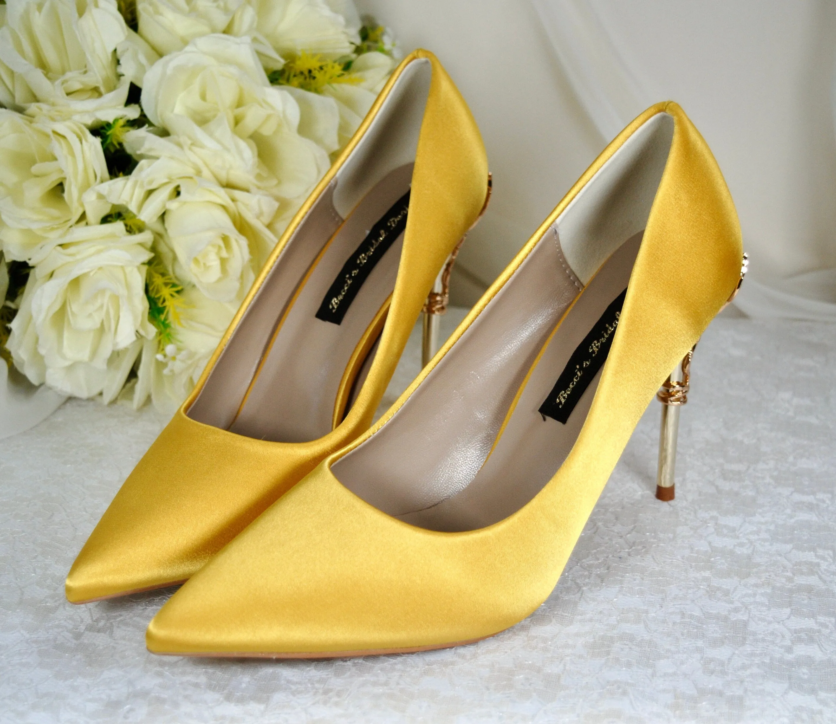 Yellow Bridal Shoes