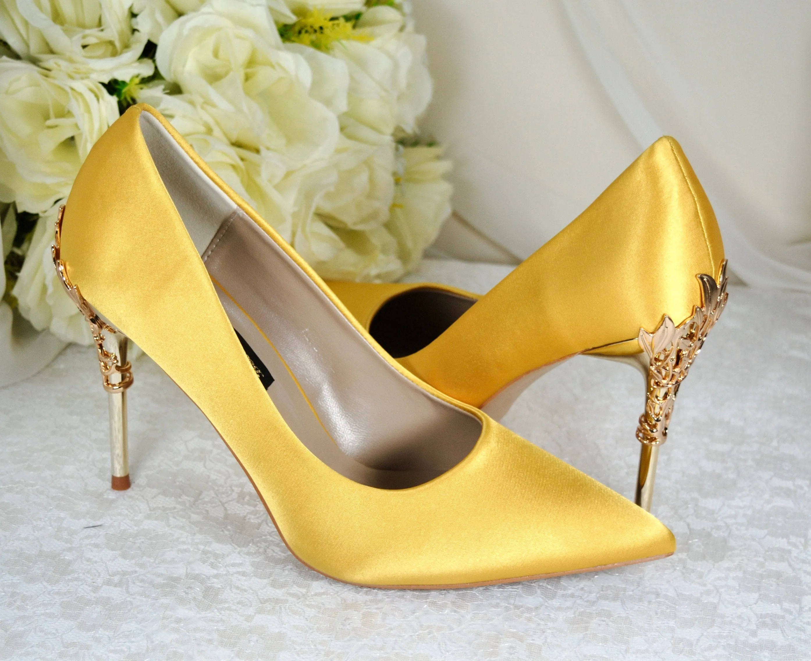 Yellow Bridal Shoes