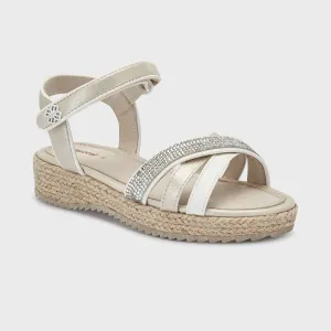 Yute Shiny Sandals by Mayoral